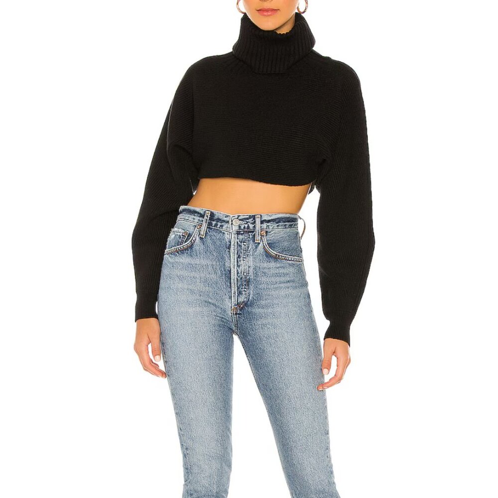 L'Academie Maven Crop Sweater Size S